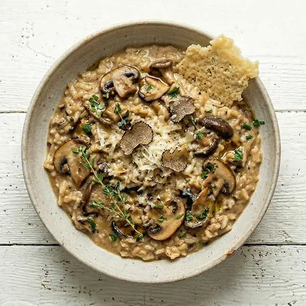 Mushroom & Truffle Risotto With Aged Parmesan